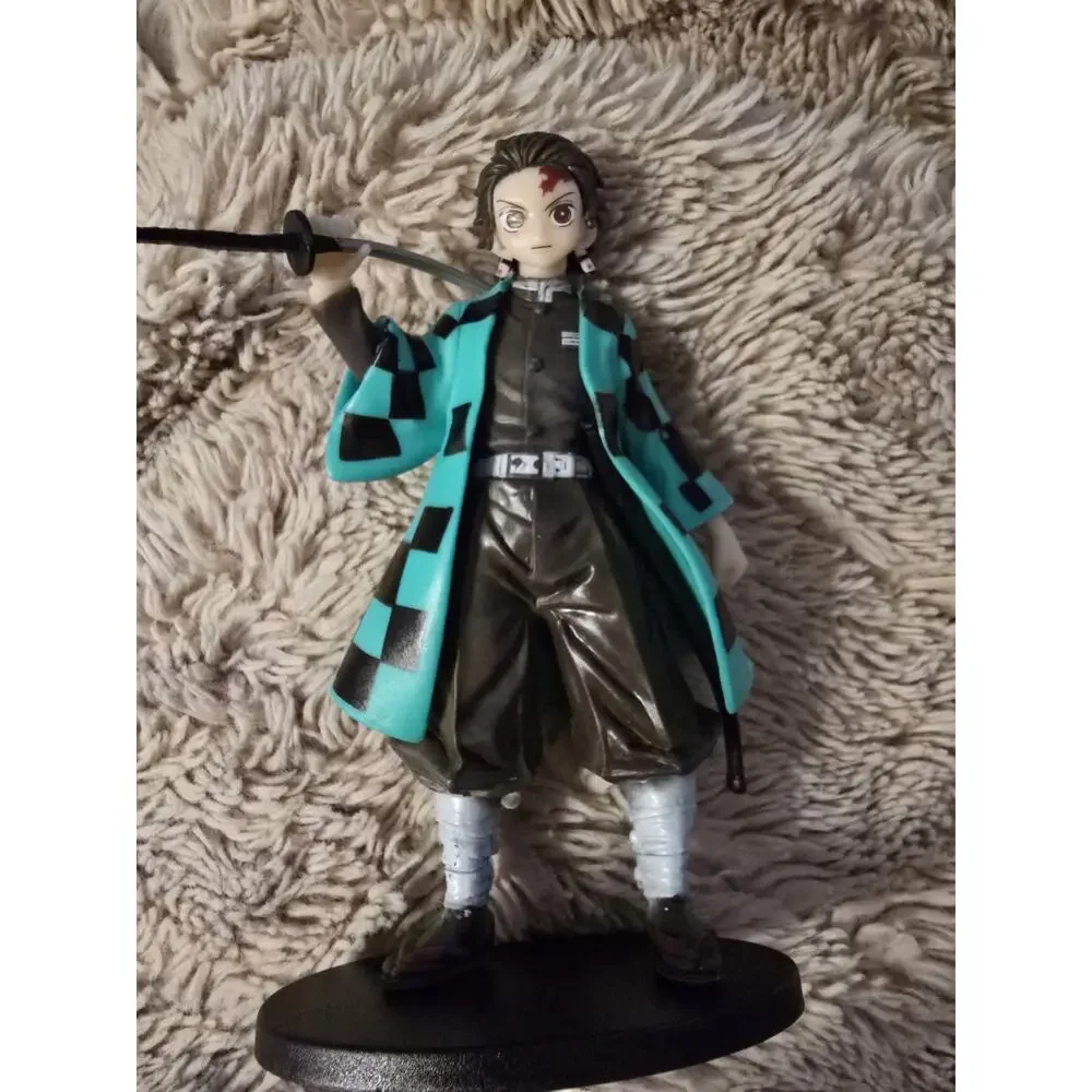 Demon Slayer Figure Anime Figure Model Toys Tanjirou Nezuko noYaiba Kimetsu 5